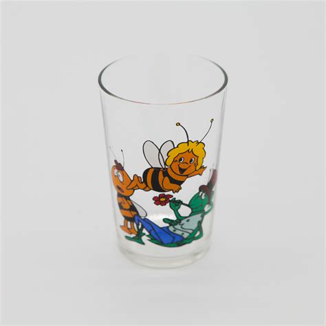 Verre à moutarde Maya l abeille 1981 Maison Vaisselle 1982leshop