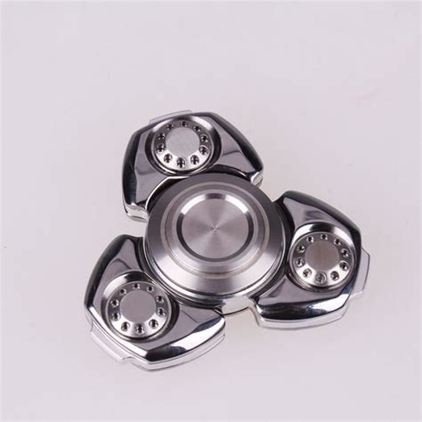 Metal Spinner Fidget Toy Stainless Steel Edc Hand Spinner Rotation Time