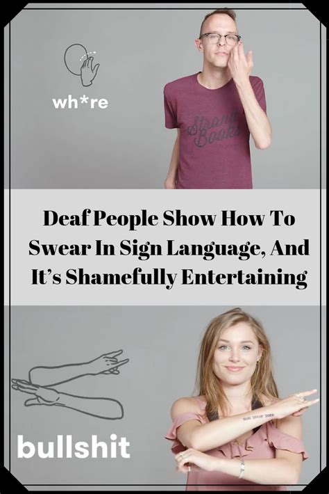 Swears In Sign Language