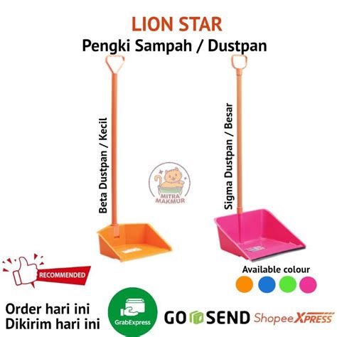 Jual Lion Star Pengki Sampah Beta Dustpan Sigma Dustpan Shopee