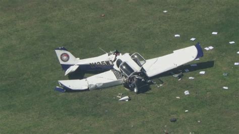 Video Captures Moment Small Plane Crashes On La Field