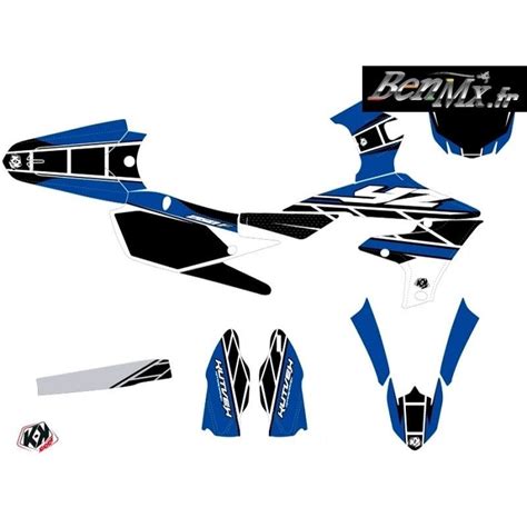 Kit déco complet Kutvek REPLICA BLEU YAMAHA 250 YZF 2011 2013