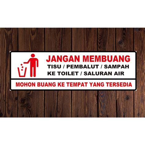 Jual Stiker Jagalah Kebersihan Toilet Shopee Indonesia