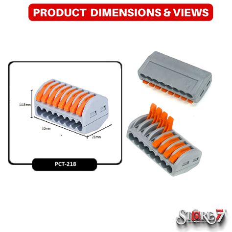 Cw Pct Compact Lever Wire Nut Connector Port Splicing Wire