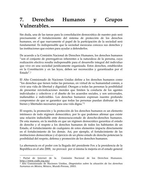 Pdf Derechos Humanos Y Grupos Vulnerables Pdf