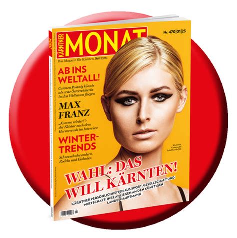 Cover F R K Rntner Monat Fotograf Daniel Waschnig