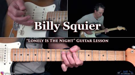 Billy Squier – Lonely Is The Night Guitar Lesson - Electric Guitar Lessons