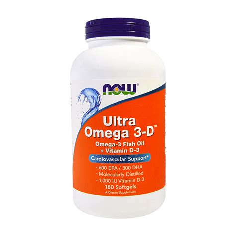 Ультра Омега 3 Now Foods Ultra Omega 3 D 180 Капс Нау Фудс Купить