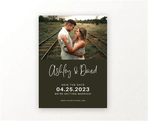 Save the Date Card Save Our Date Cards Custom Save the | Etsy | Holiday ...