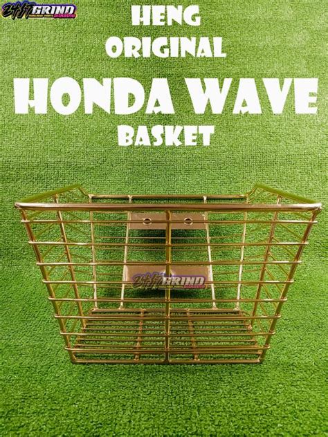 HENG ORIGINAL FRONT BASKET HONDA WAVE GOLD MADE IN THAILAND UNIVERSAL