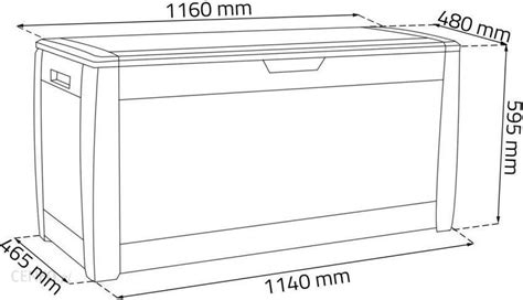 Skrzynia Ogrodowa Boxe Rato L Umbra Ceny I Opinie Ceneo Pl