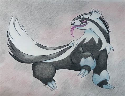 Galarian Linoone by sim545 on DeviantArt