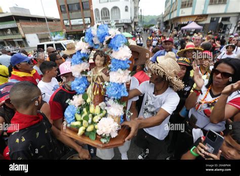 The Image Of San Juan Seen Venerated In The Parranda De San Pedro