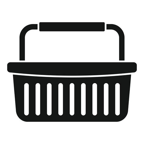 Supermarket basket icon, simple style 14626059 Vector Art at Vecteezy