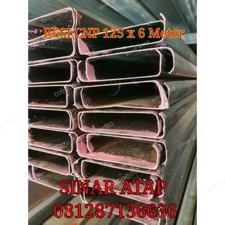 Jual BESI CNP KANAL C 125 TEBAL 1 7 MM PANJANG 6 METER Shopee Indonesia