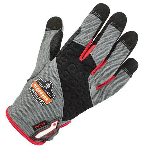 Ergodyne ProFlex 710CR Large Gray Heavy Duty Cut Resistant Work Gloves