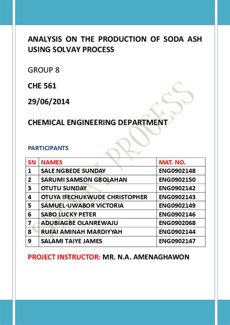 (DOC) Soda Ash Production