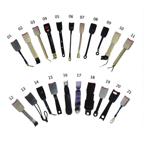 car accessory special seat belt parts seat belt buckle seat belt