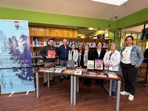 Archivo Histórico de Concepción recibe la segunda entrega de libros en