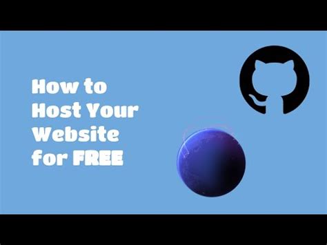 How To Host Your Website For FREE On Github Github Pages YouTube