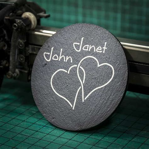 Couples Coaster Set Welsh Slate Coaster Lasers Are Us