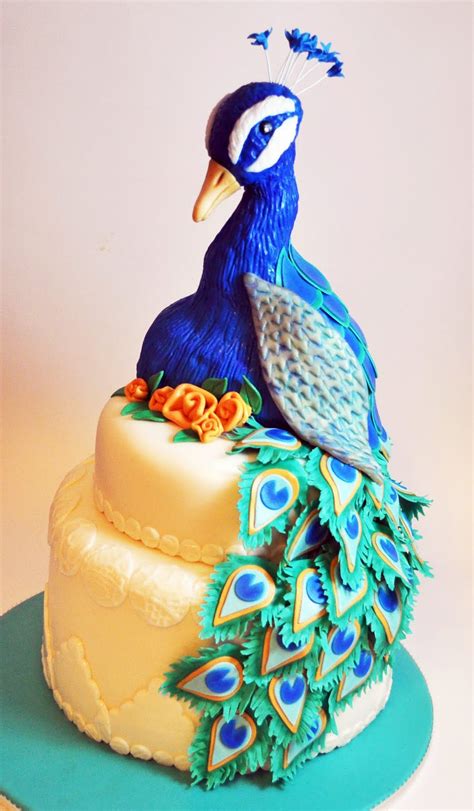 Peacock Cakes Decoration Ideas Little Birthday Cakes