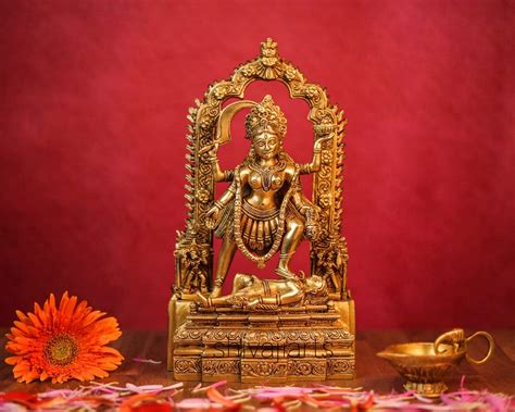 Buy Kali Maa Statue In Brass Goddess Kali Idol Parvati Kalika Kali