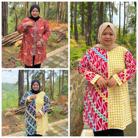 Jual Tunik Batik Jumbo Xxxxxl Ld Ld Ld New Shopee Indonesia