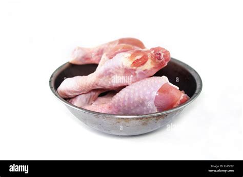 Raw Chicken Drumstick Stock Photo Alamy