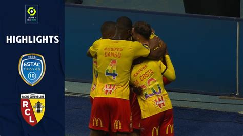 Estac Troyes Rc Lens Highlights Estac Rcl