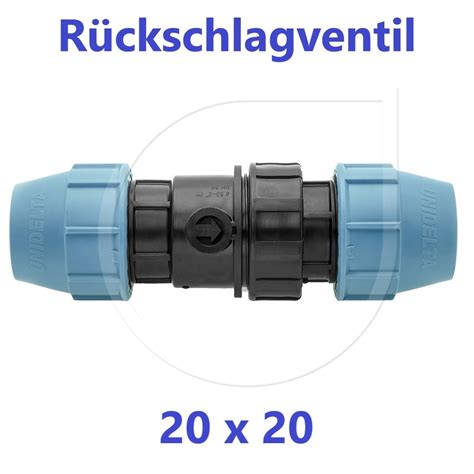 Rückschlagventil 20 mm x 20 mm autorain de