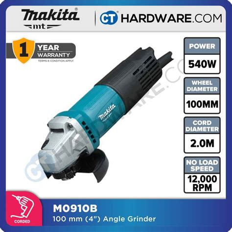 MAKITA MT M0910B ANGLE GRINDER 4 540W 12000RPM TOGGLE SWITCH Lazada