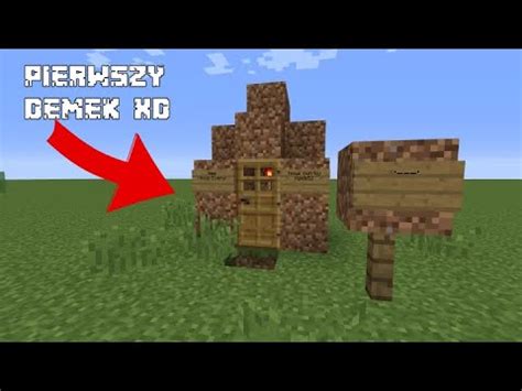 Pierwszy Domek W Minecraft YouTube