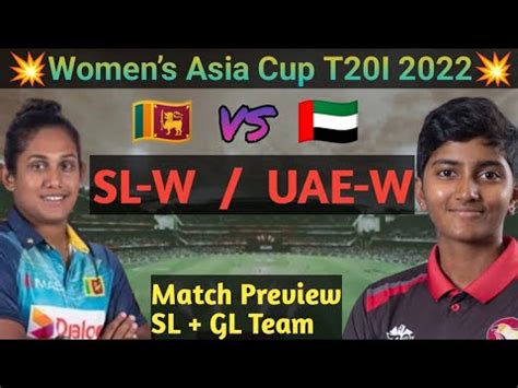 Sl W Vs Uae W Dream Prediction Sl W Vs Uae W Dream Team Sl W Vs