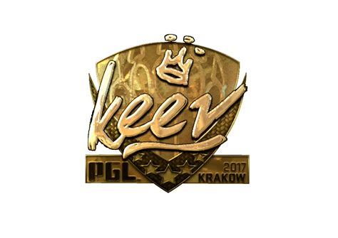 Sticker Keev Gold Krakow 2017 CS GO CS2 Wiki By CS MONEY