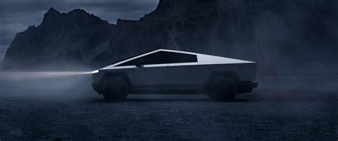 Tesla Cybertruck Wallpaper K Night Caves