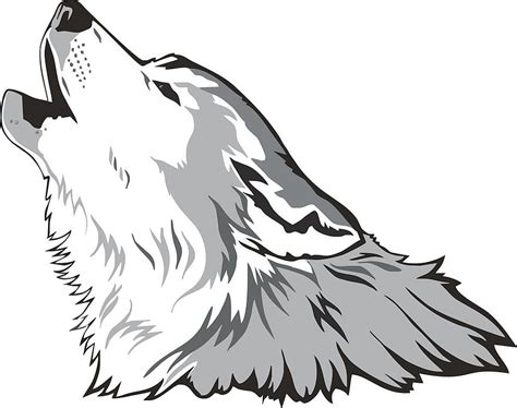 Wolf Head Art Eps Vector Uidownload