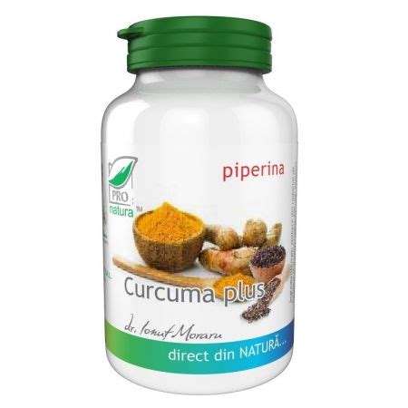 Curcuma Plus Piperina Capsule Pro Natura Farmacia Tei Online