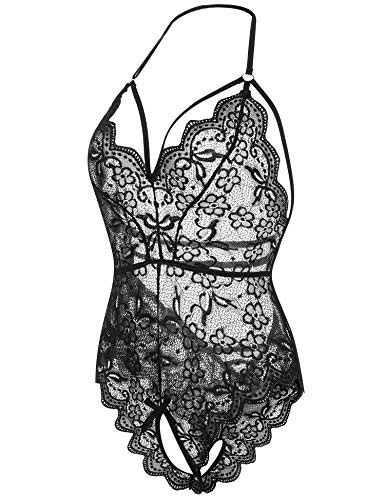 Klier Lingerie For Women One Piece Teddy Lingerie Sexy Bodysuit Lace