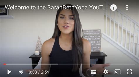 Sarah Beth Yoga on Youtube, from Denver, Colorado | Live Yoga Teachers