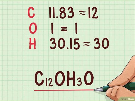 C Mo Encontrar La F Rmula Molecular Pasos