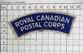 Canadese Leger Royal Canadian Postal Corps Shoulder Title X Cm