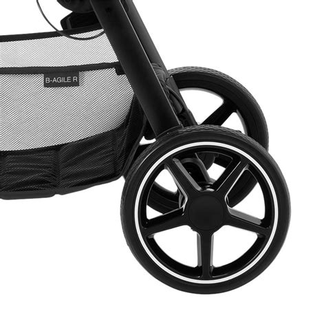 Britax Römer B Agile R Black Shadow Brown kombinovaný kočík BRENDON