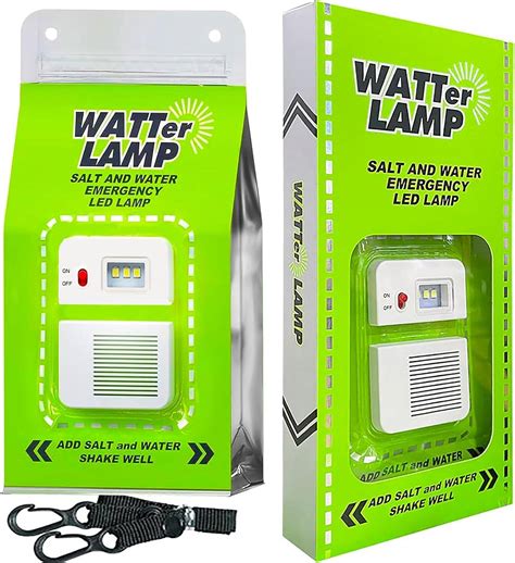 VKOSHA Salt Water Lamp Emergency Lighting Outdoor Lamp No Battery Pollution-Free Environmental