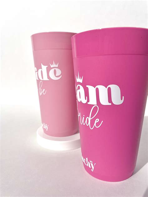 Bachelorette Party Cups 5 Team Bride And 1 Bride To Be Cups