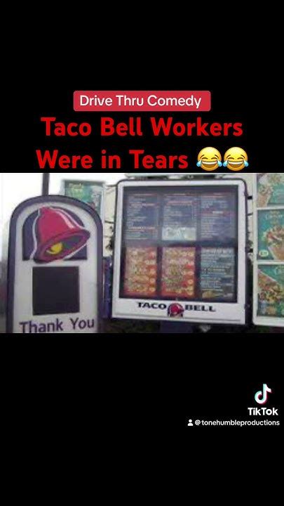 Taco Bell Workers Were In Tears Tacobell Comedy Youtubeshorts Youtube