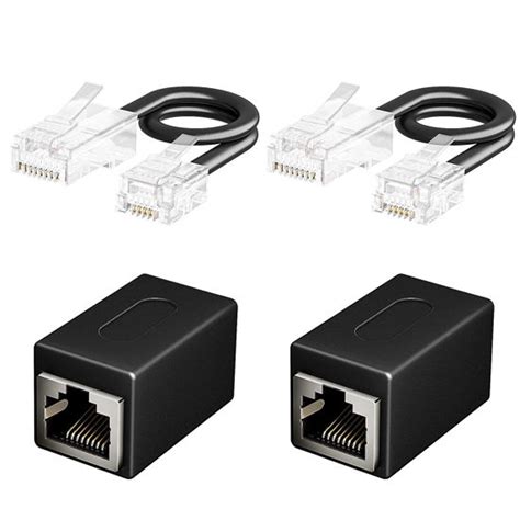 Getuscart Uvital Phone Jack To Ethernet Adapter Rj11 To Rj45 Adapter