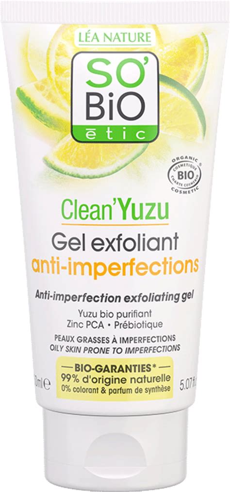 L A Nature So Bio Tic Clean Yuzu Exfoliating Gel Ml Ecco Verde