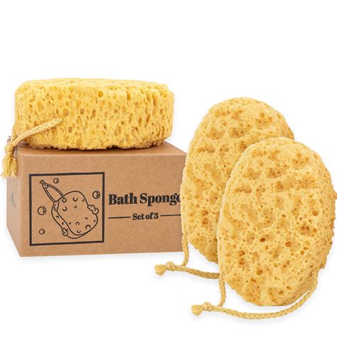 Myhomebody Premium Bath Sponge Firm Exfoliating Shower Sponge Body