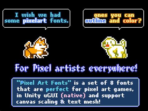 Pixel Art Fonts